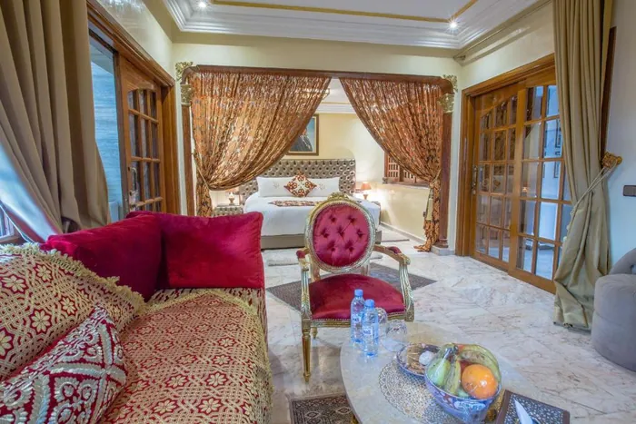 Deluxe King Suite (Fatiha) at Riad Sebti — interior view 2.